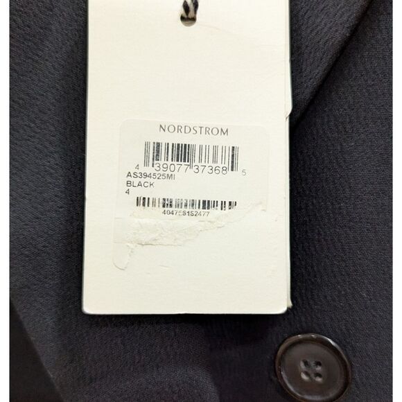1901 Women's 4 Black Double Breasted Blazer NWT - Picture 7 of 7